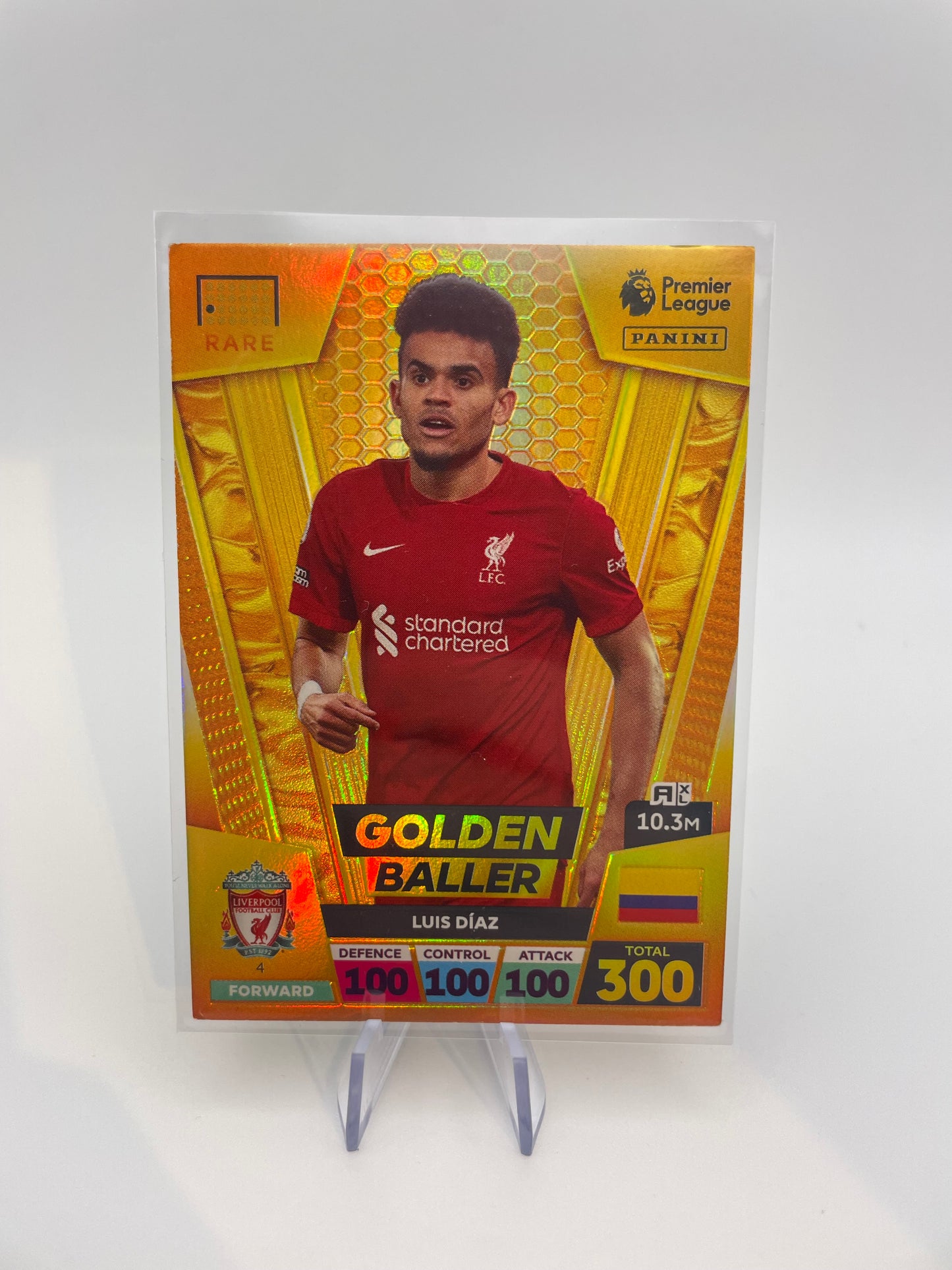 Adrenalyn Golder Baller - Luis Diaz Adrenalyn Football Trading Cards - Front