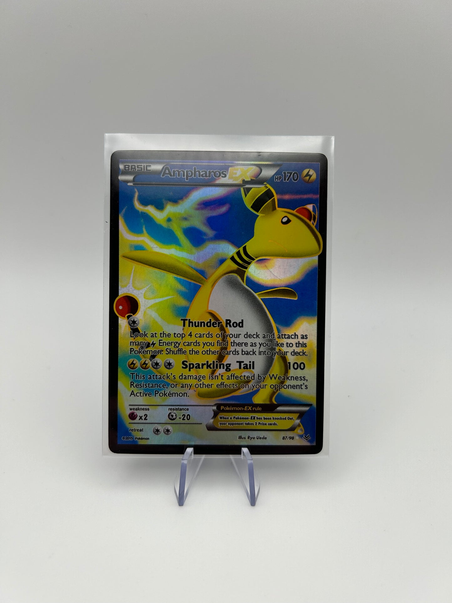 Pokemon Trading Cards - Ampharos Basic - Front