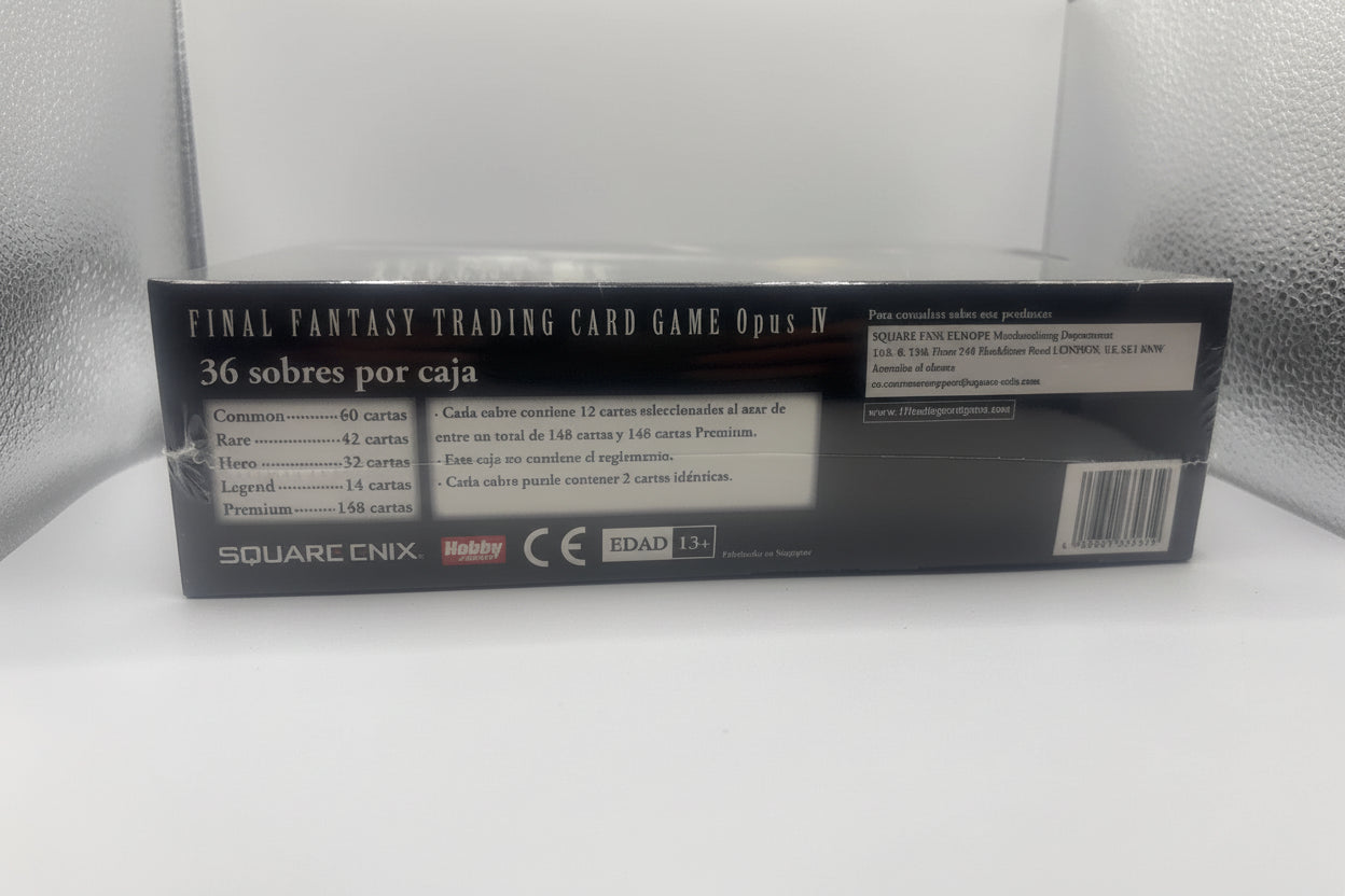 Box of Final Fantasy Trading Card Game on a white surface