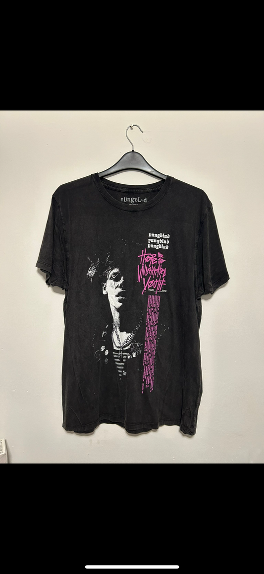 Yung Blud Hope For The Underrated Youth Tour T-Shirt Label