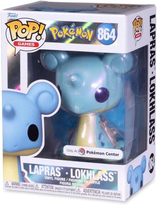 Funko Pop! Games: Pokémon - Lapras (Pearlescent Pokémon Center Exclusive) #864