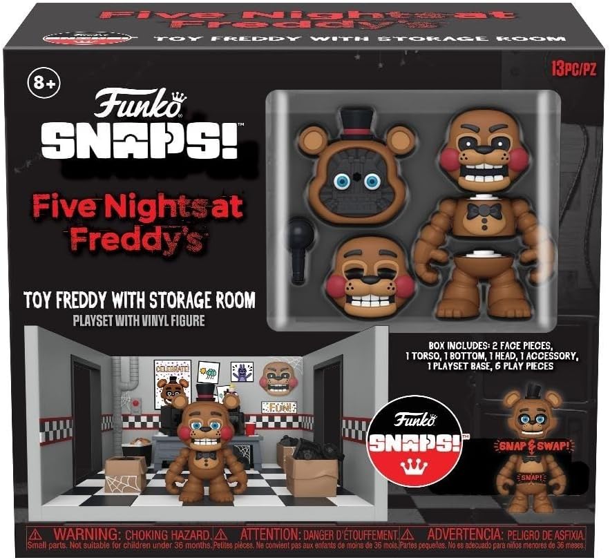 Funko Five Nights At Freddy's (FNAF) Snap: Playset - Security Room