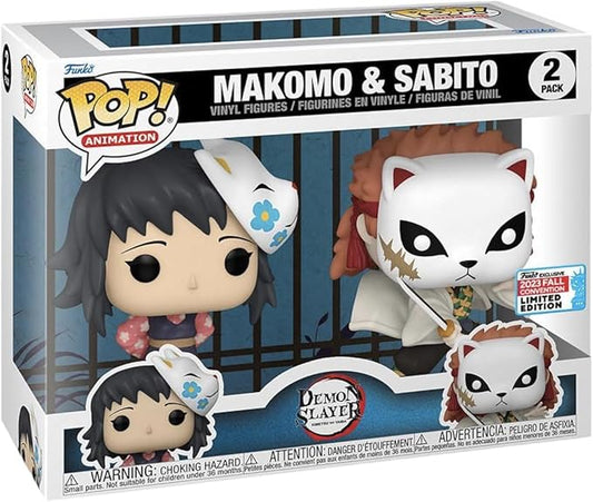 Funko Pop! Animation: Demon Slayer - Makomo & Sabito (NYCC 2023 Shared Exclusive)
