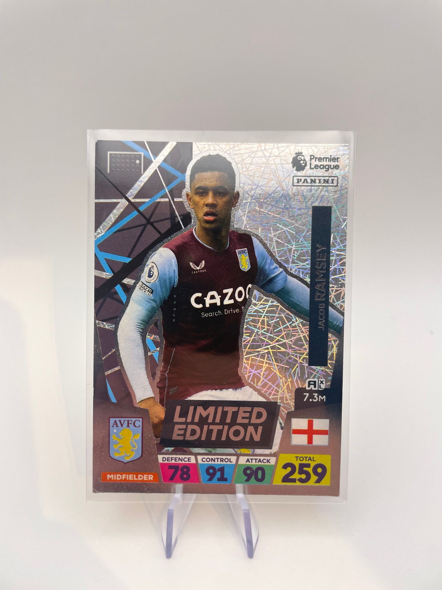 Adrenalyn Limited Edition - Jacob Ramsey Adrenalyn Football Trading Cards - Front