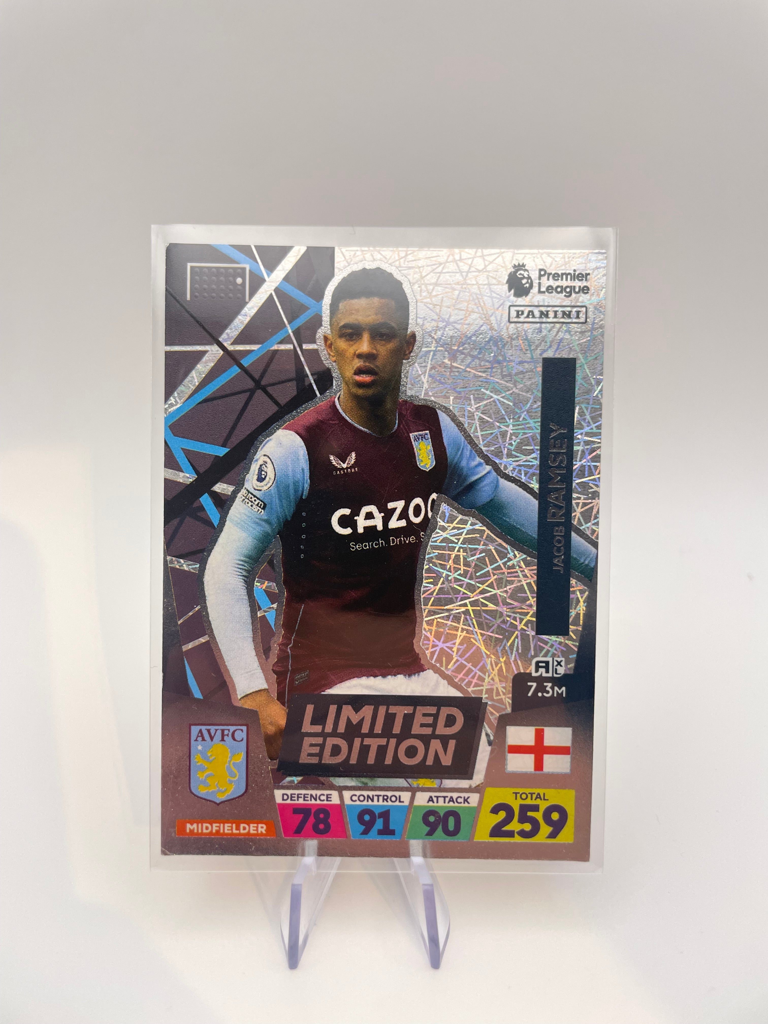 Adrenalyn Limited Edition - Jacob Ramsey Adrenalyn Football Trading Cards - Front