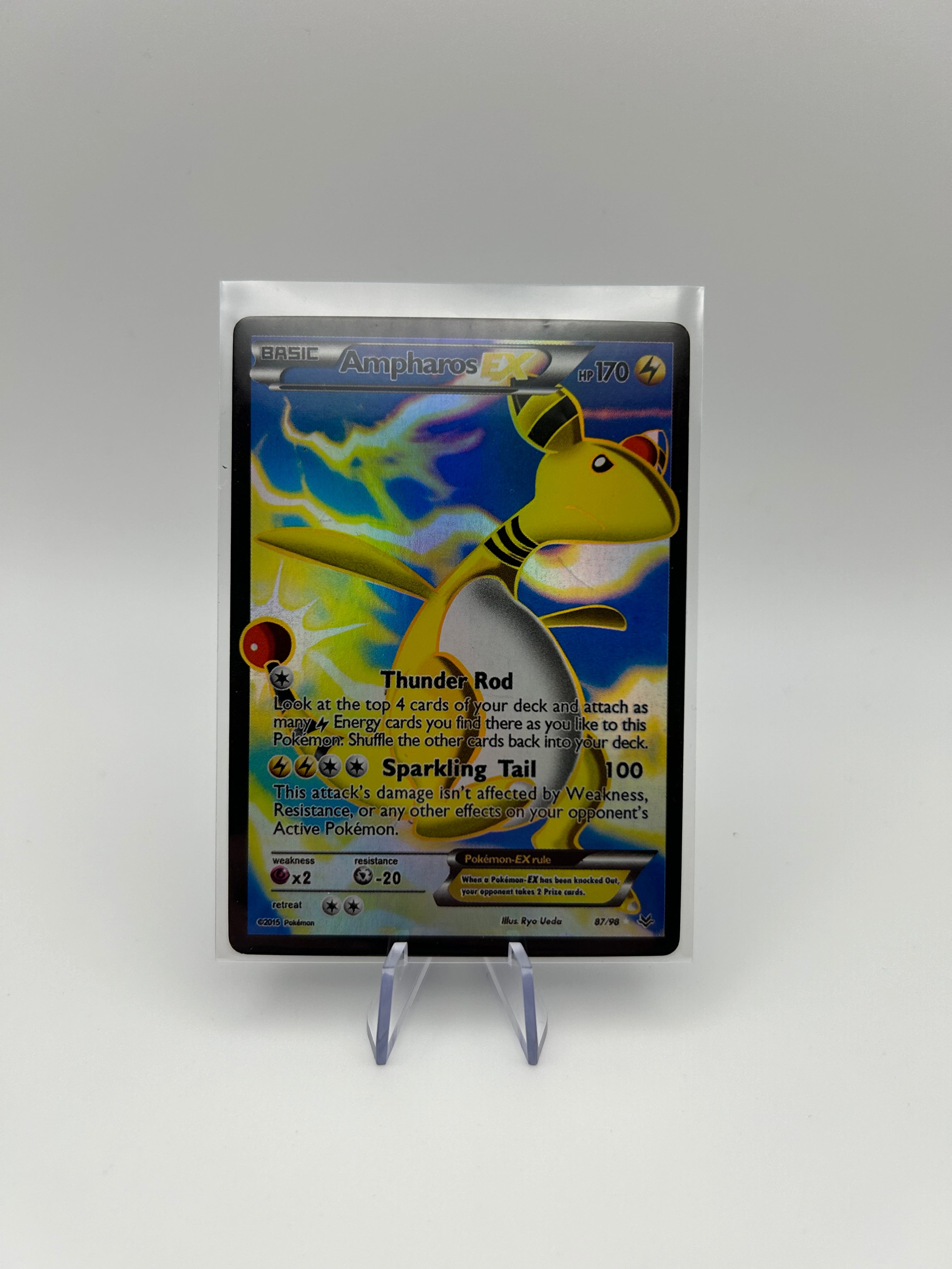 Pokemon Trading Cards - Ampharos Basic - Front