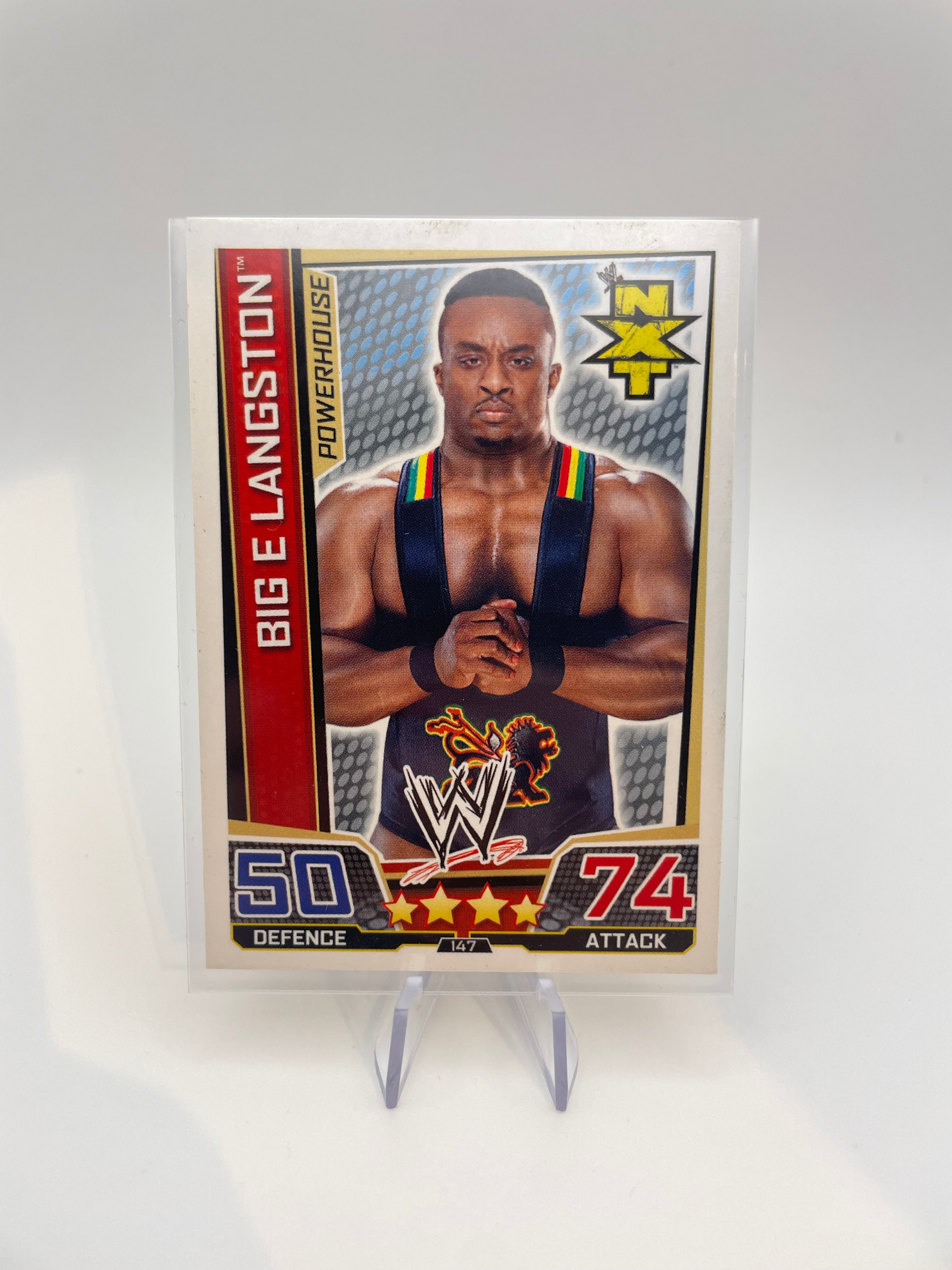 Slam Attax Trading Cards - Big E Langston (Powerhouse) - Front
