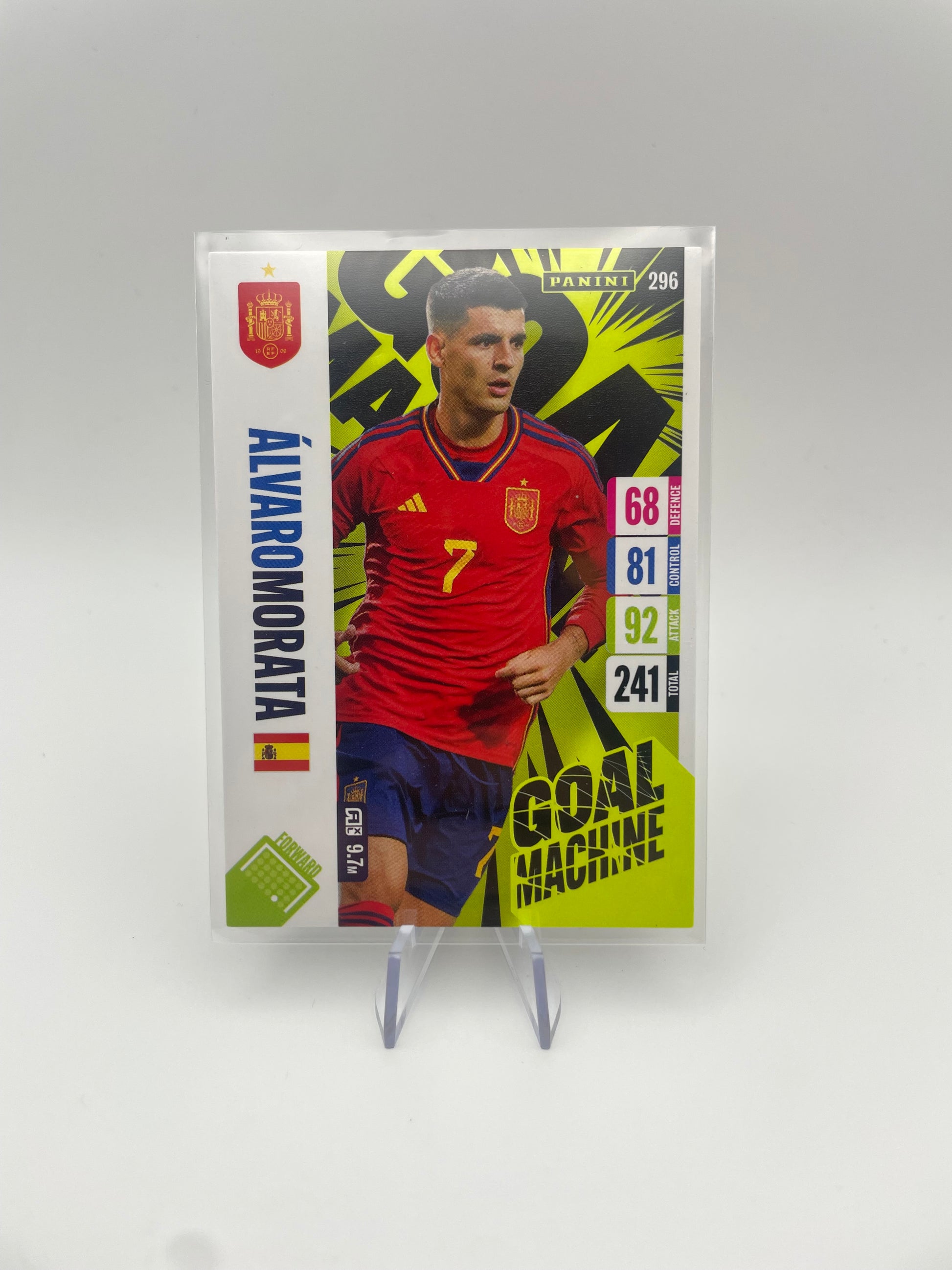 Adrenalyn Trading Cards - Goal Machine - Alvaro Morata - Front