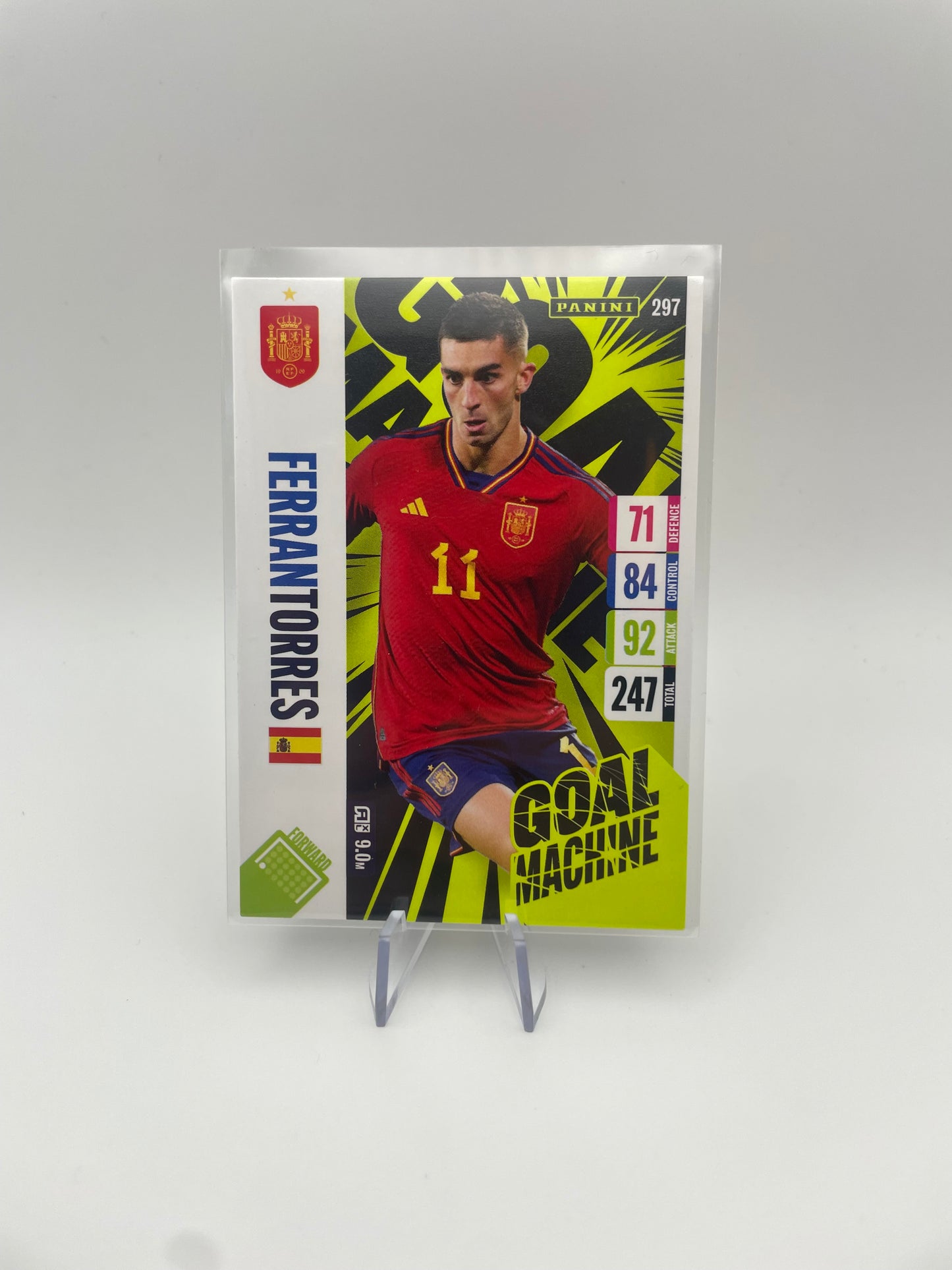 Adrenalyn Trading Cards - Goal Machine - Ferran Torres Spain - Front