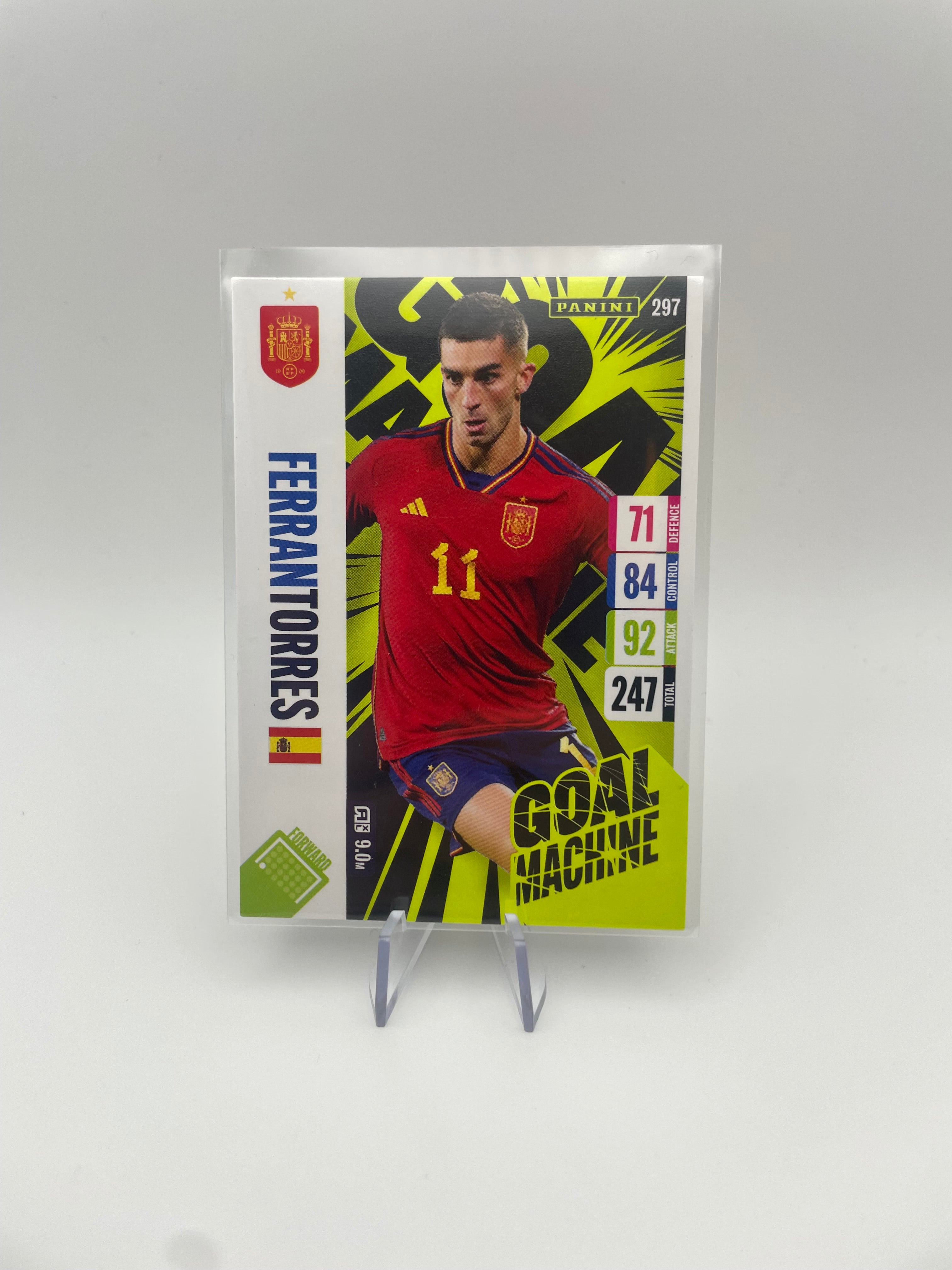 Adrenalyn Trading Cards - Goal Machine - Ferran Torres Spain - Front