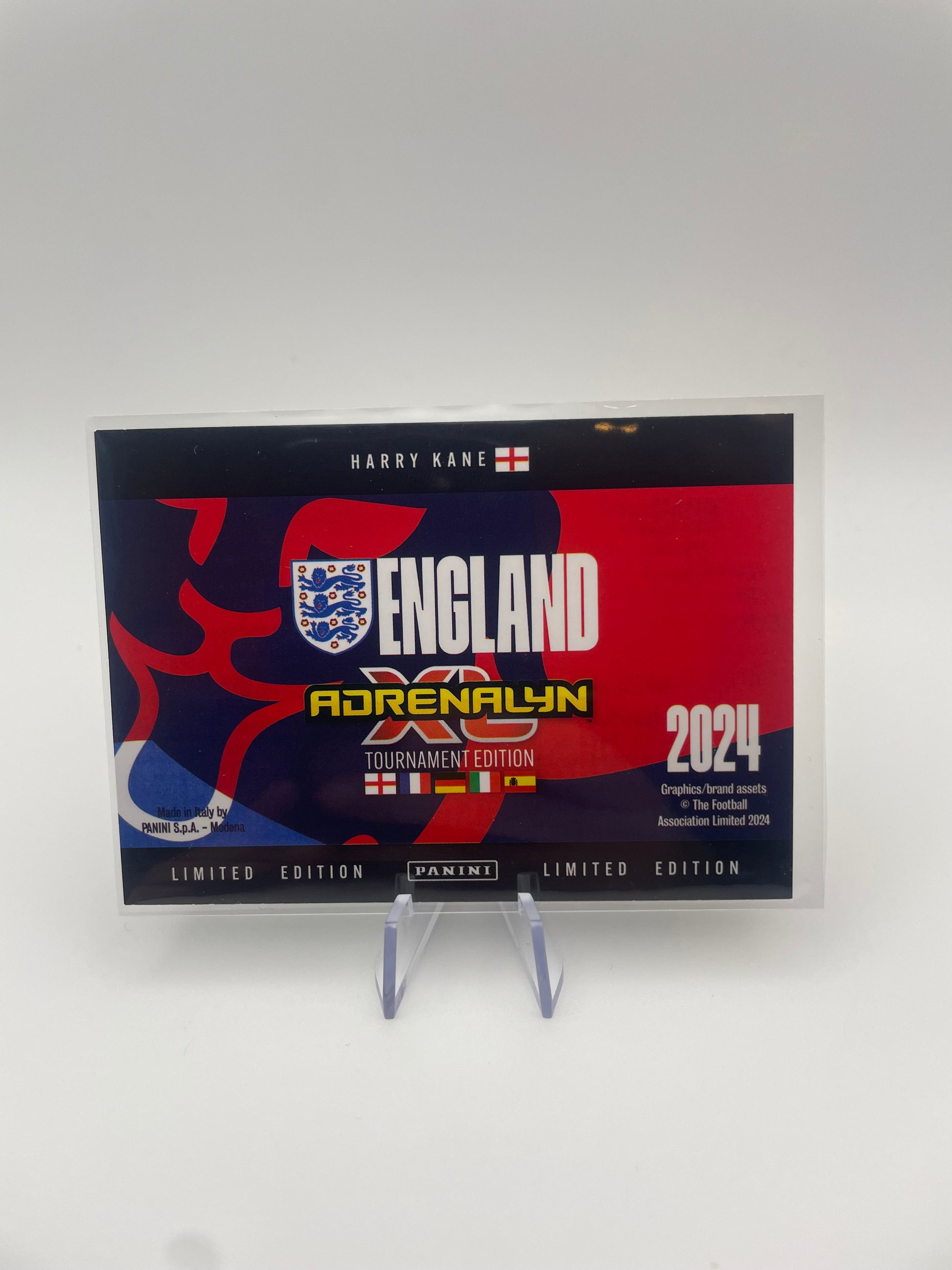Adrenalyn Trading Cards - Harry Kane - Back