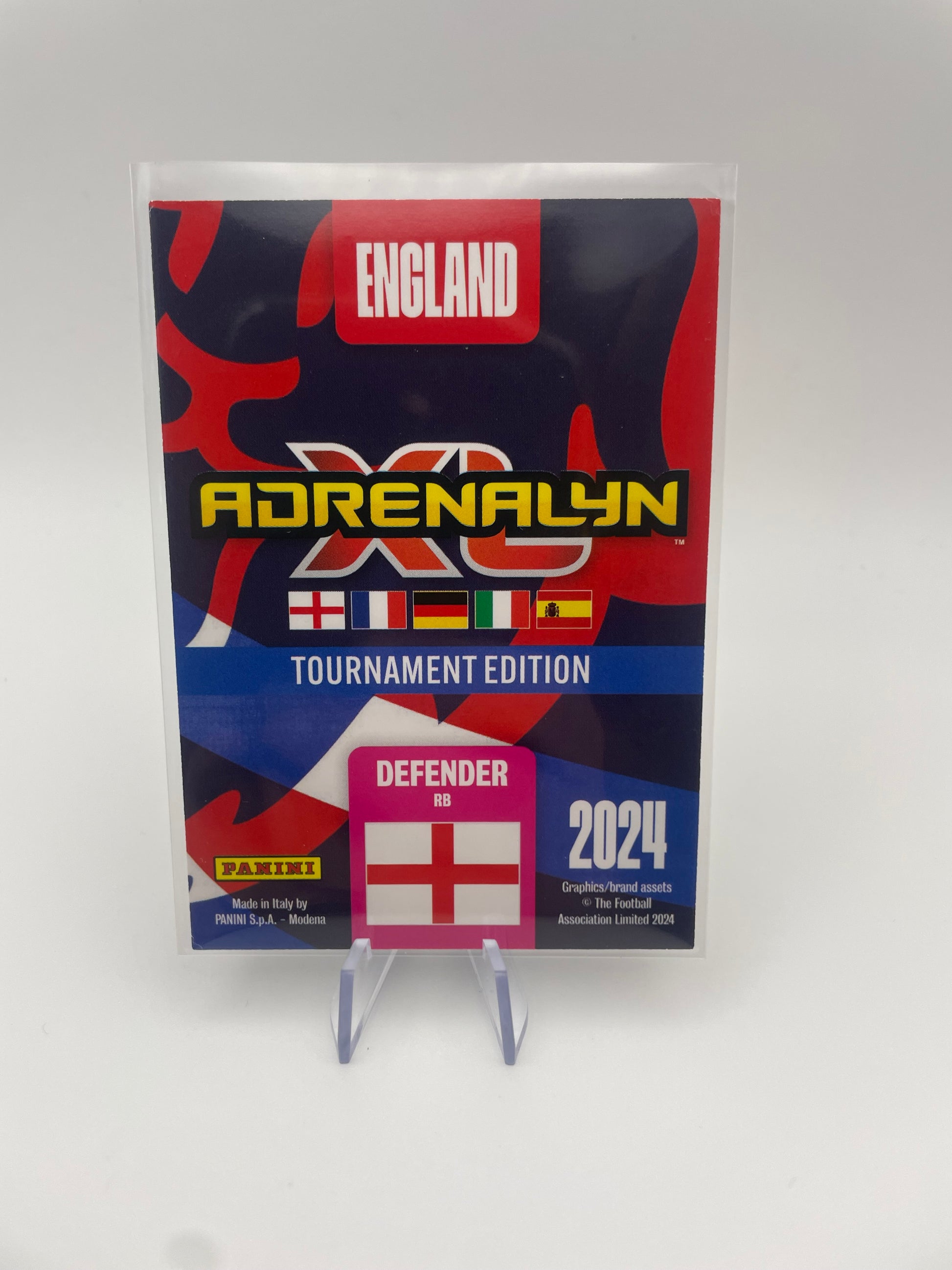 Adrenalyn Trading Cards - Kyle Walker Showcase - Back
