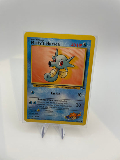 Misty's Horsea Pokemon Card - Front