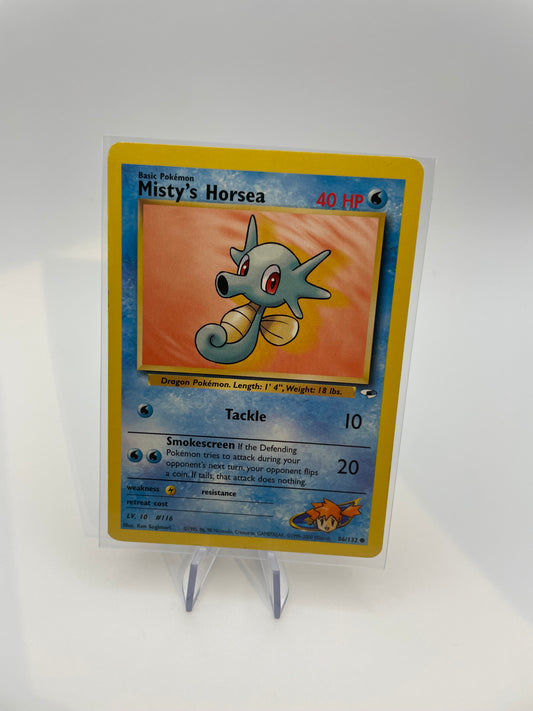 Misty's Horsea Pokemon Card - Front