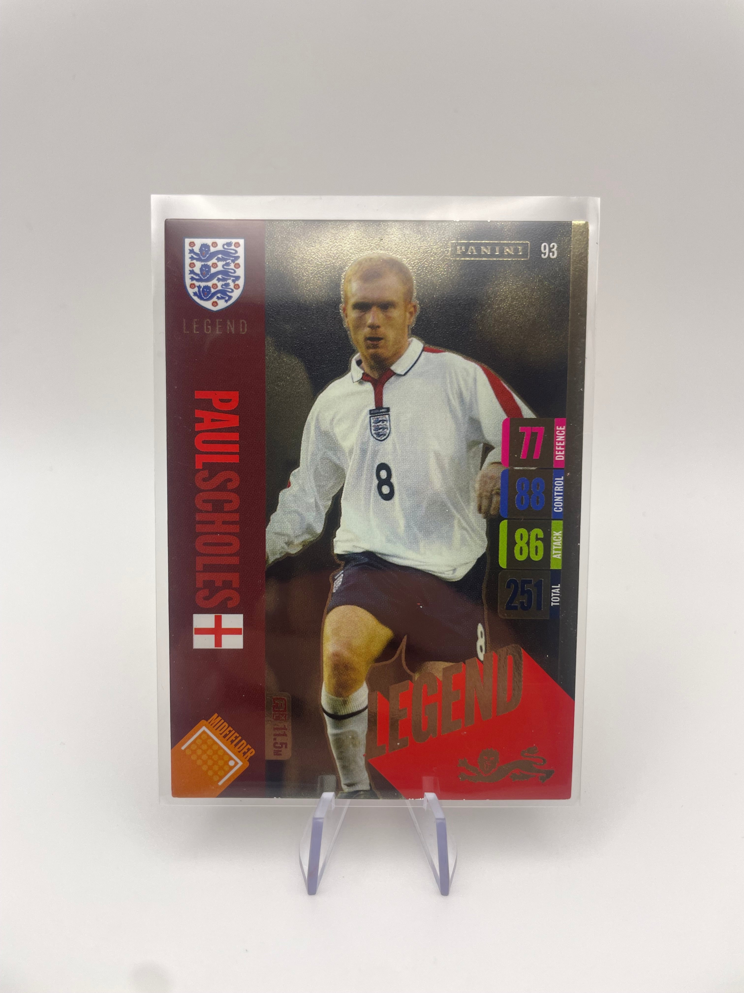 Adrenalyn Trading Cards - Paul Scholes - Legend - Front