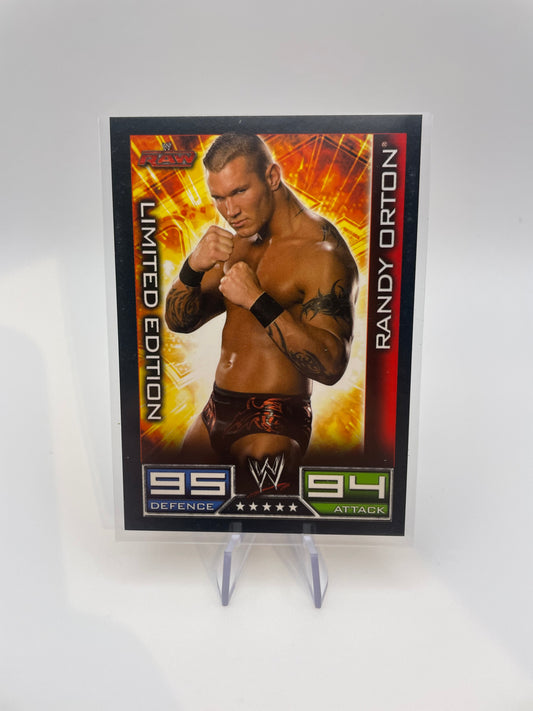 Slam Attax Trading Cards - Randy Orton (Limited Edition) - Front