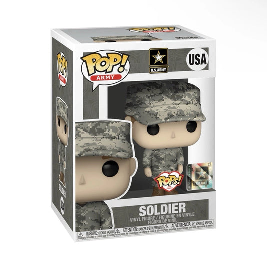 Funko Pop Army: U.S. Army - Male Soldier Vinyl Figure #46731