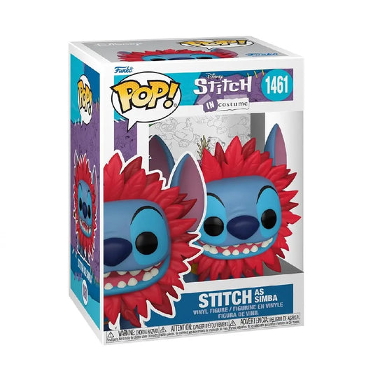 Funko POP! Disney: Stitch Costume - Simba - Lilo and Stitch - Collectable Vinyl Figure