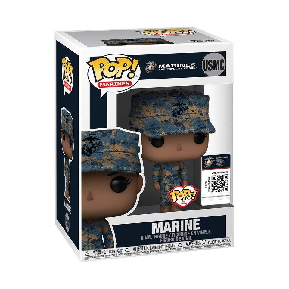 Funko Pop! Military: U.S. Marine Corps Female Figure
